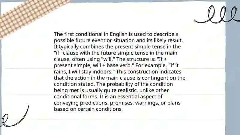 Zero Conditional Grammar Structure 4