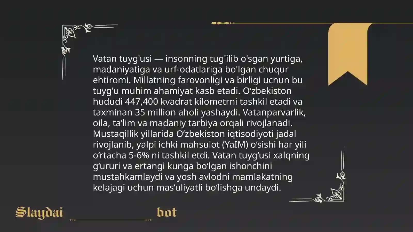 Insho rejasini tuzish 4