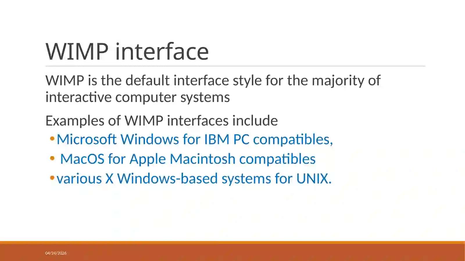 Window andWindowing systems 4