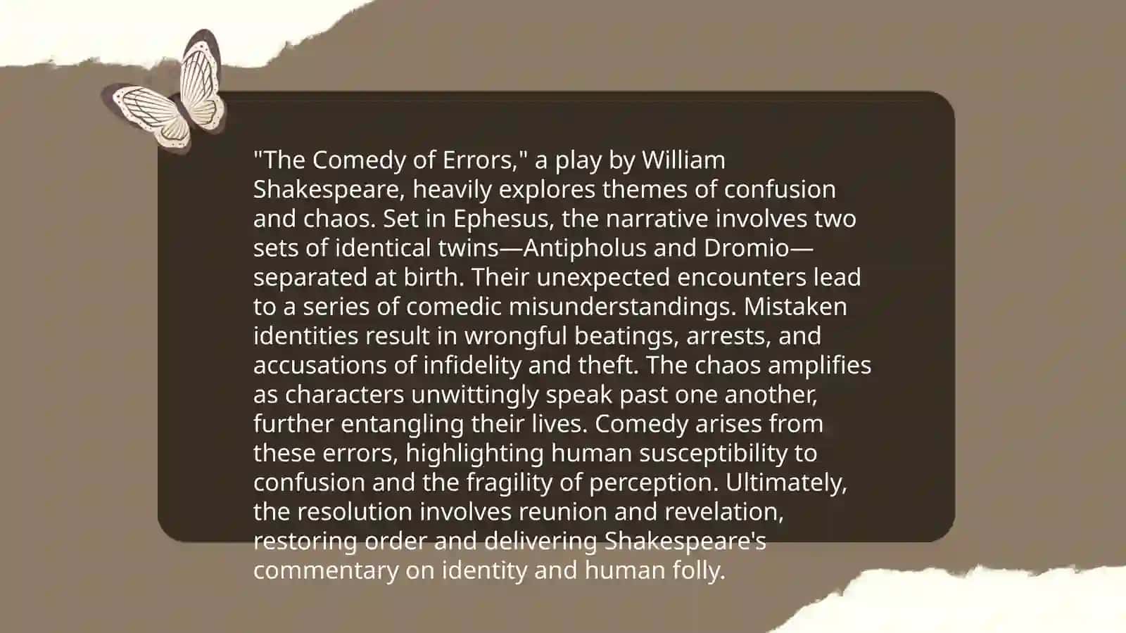 Comedy of errors 4