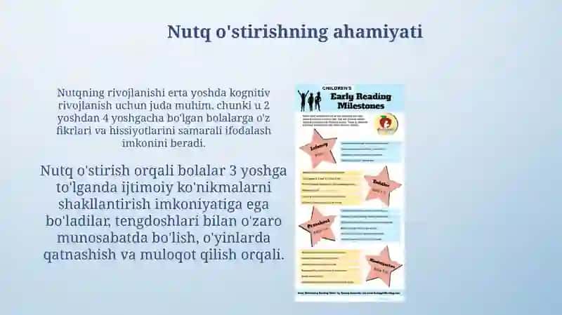 Maktabgacha kichik yoshdagi bolalar nutiqini o'stirishning vazifalari, metodlari va vositalari 4