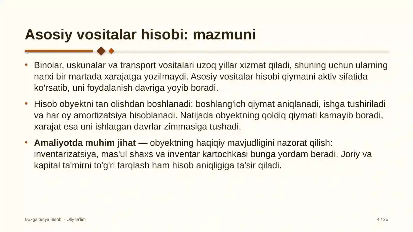 energetikada asosiy vositalar hisobi 4425 4