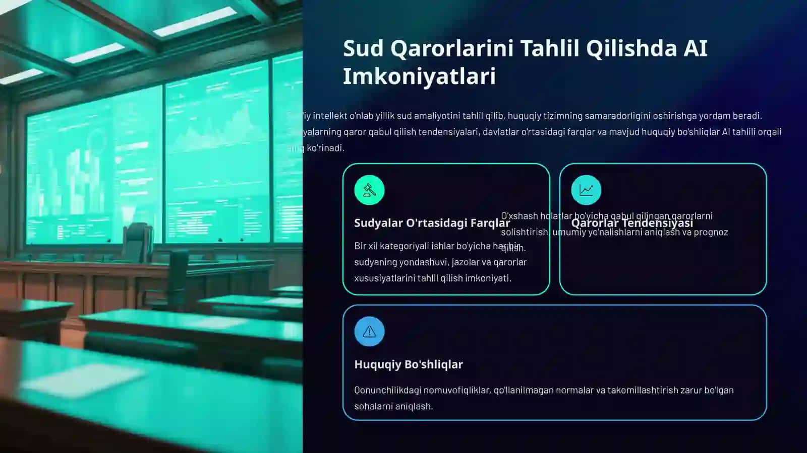 Sun'iy Intellektning Ishlash Tamoyili. Yuridik texnologiyalar. AI, Big Data va Smart Contracts 4