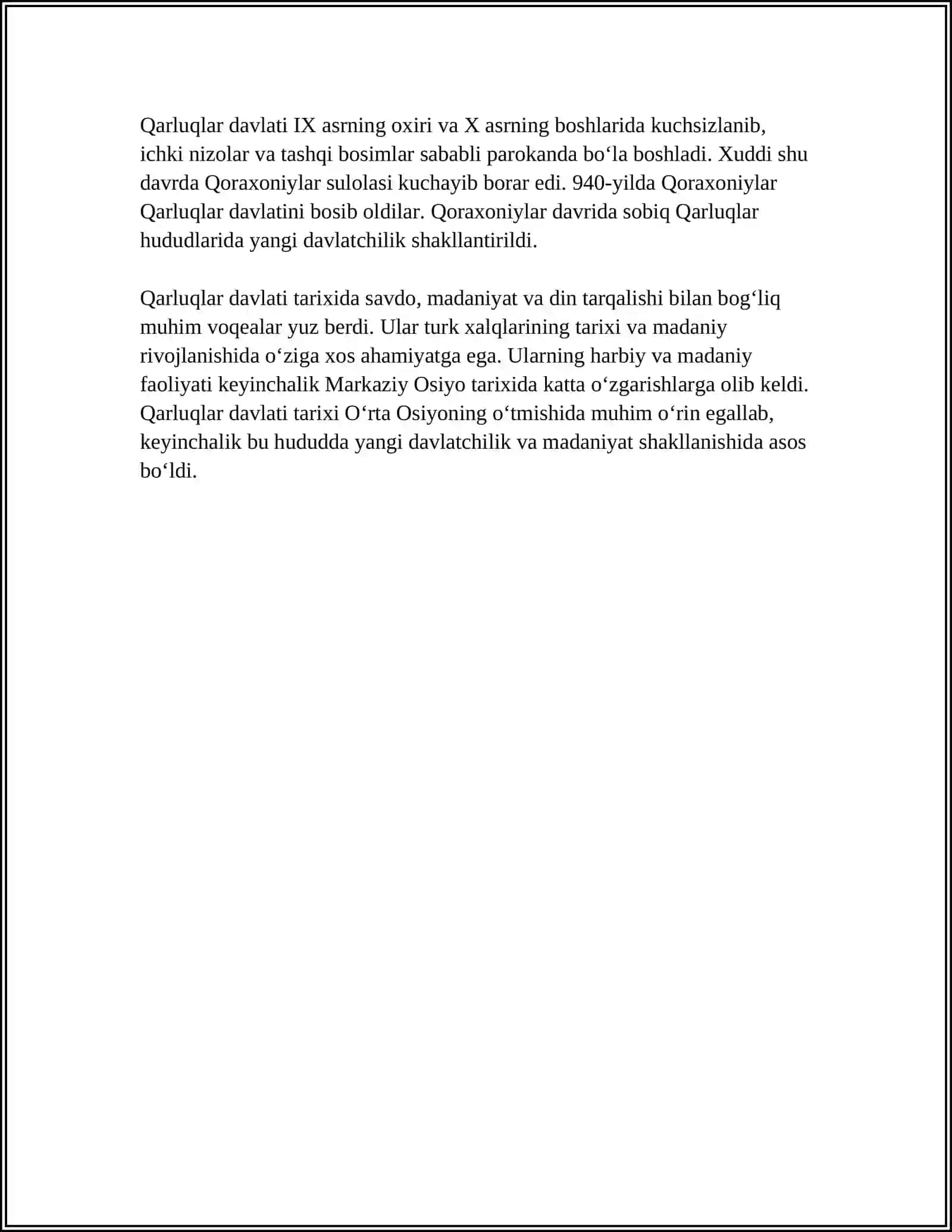 QARLUQLAR DAVLATI 4