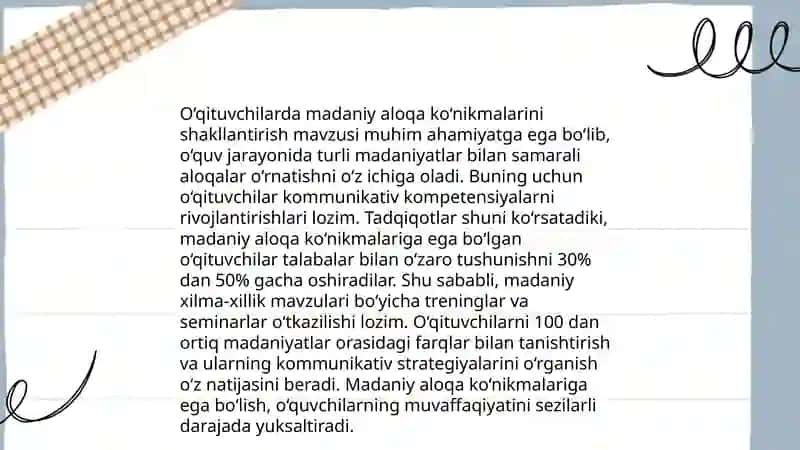 Bo’lajak o’qituvchilarda shaxslar aro munosabat madaniyatini rivojlantirishning samarali yo’llari 4