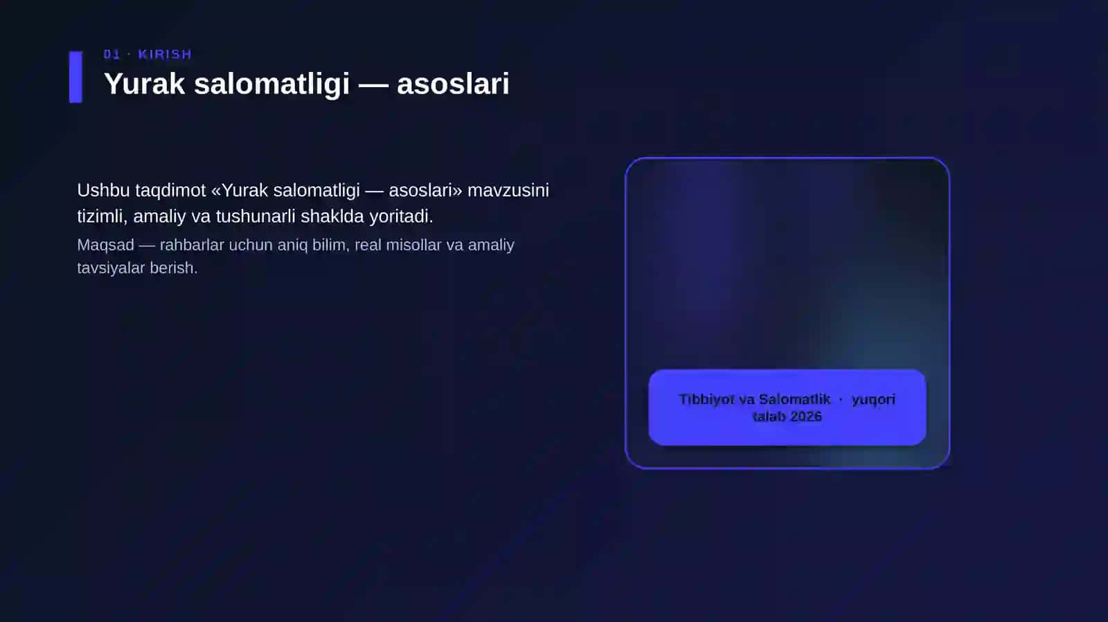 Yurak salomatligi — asoslari 4