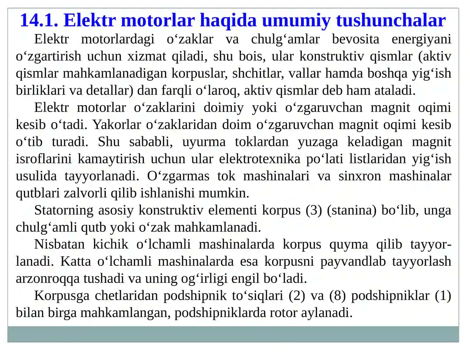 ELEKTR MOTORLAR VA GENERATORLAR 4
