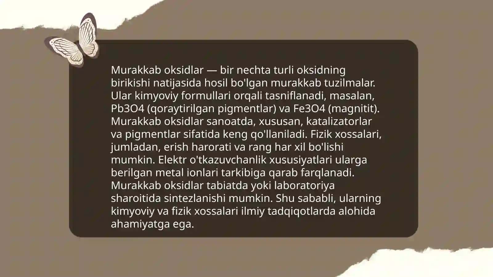Anorganik birikmalarning eng muhim sinflari 4