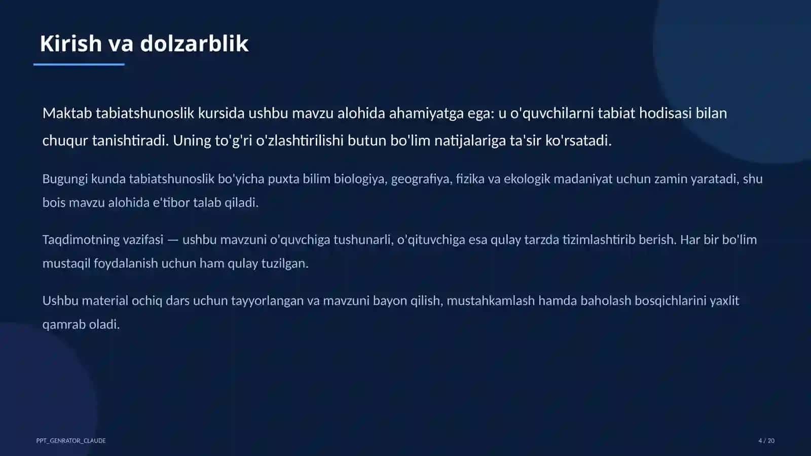 Tabiatshunoslik 4
