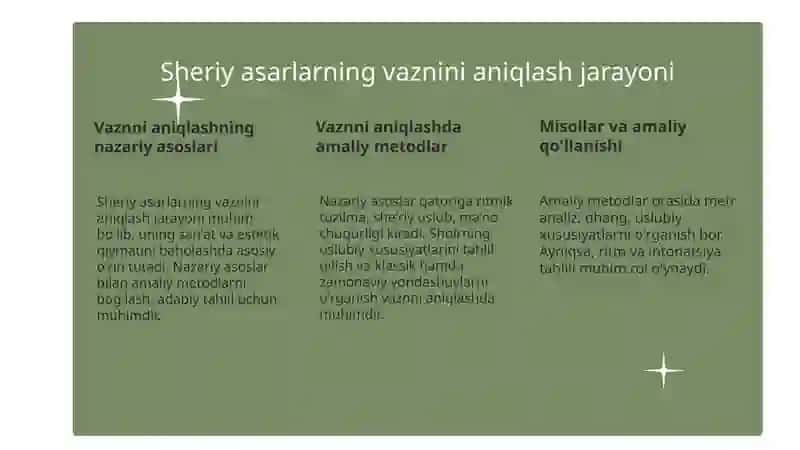Sheriy asarlarning vaznini aniqlash 4