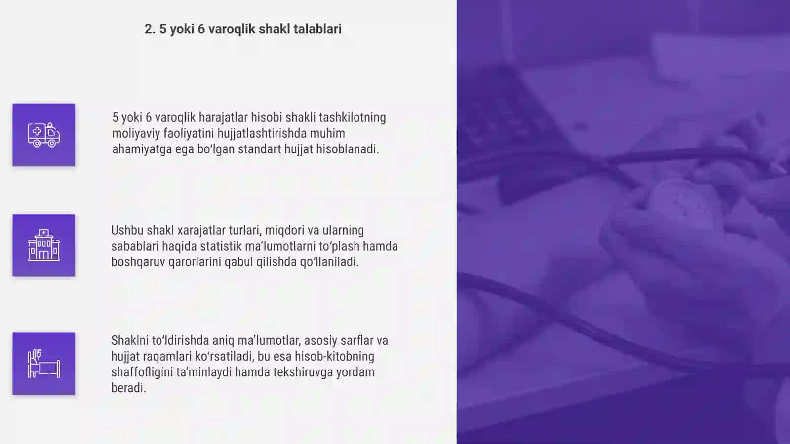 Harajatlar hisobi 4