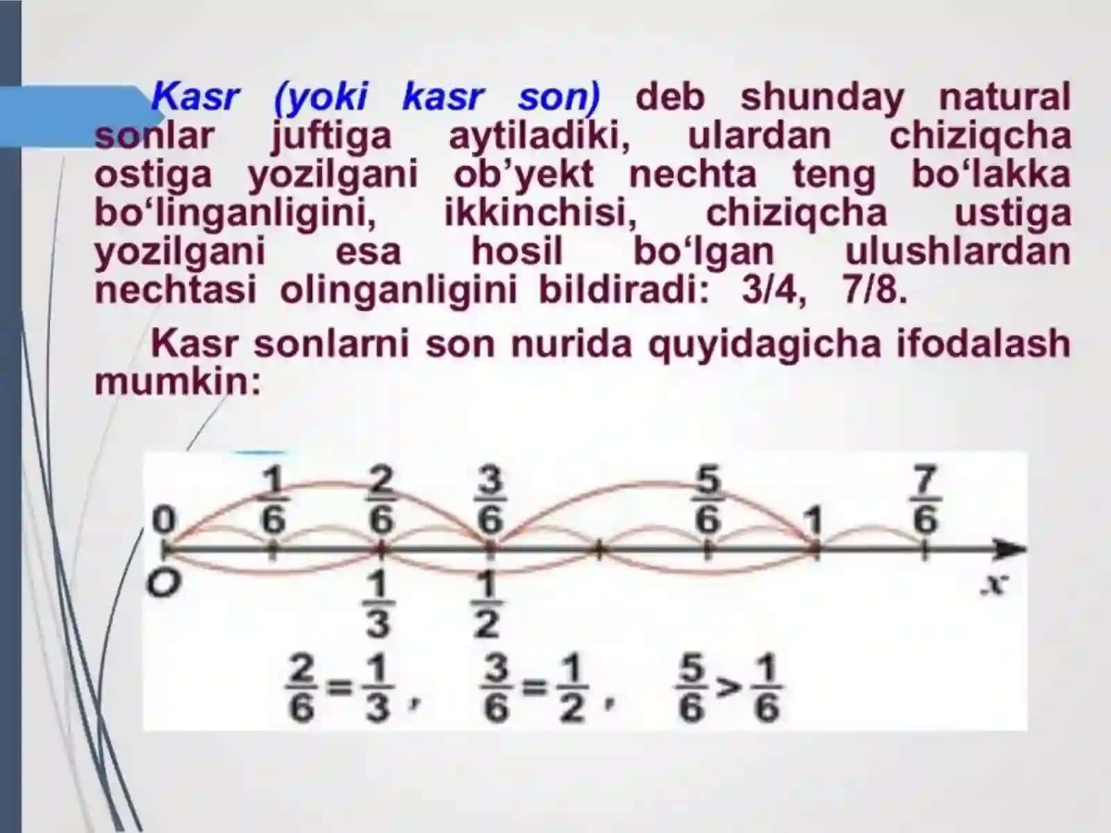 Ulush va kasr 4