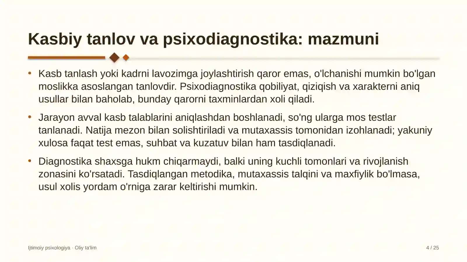 Blokcheyn loyihalarida kasbiy tanlov va psixodiagnostika 4