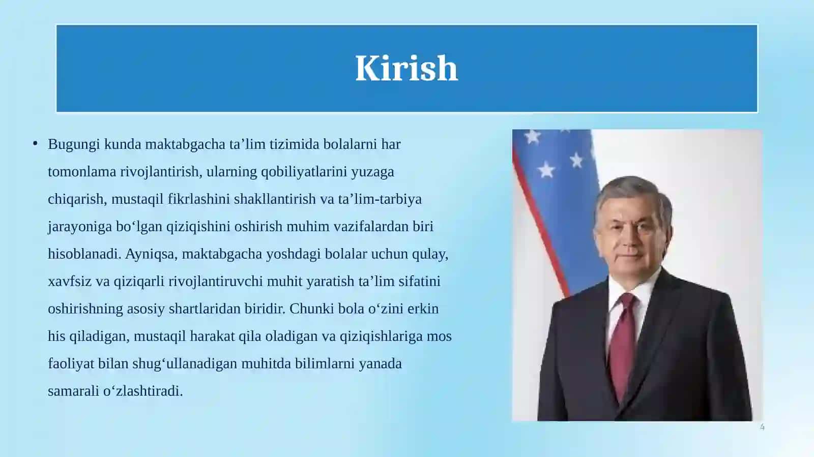 RIVOJLANISH MARKAZLARINI JIHOZLASHDA BOLALARNING YOSH VA INDIVIDUAL XUSUSIYATLARINI HISOBGA OLISH 4