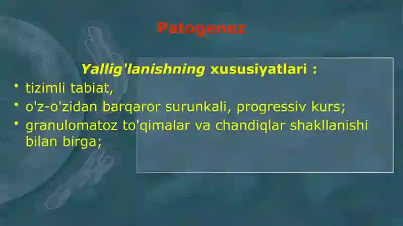 Birlashtiruvchi to'qimalarning diffuz kasalliklari 4