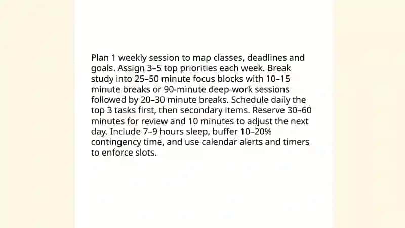 Time Management for Students 4
