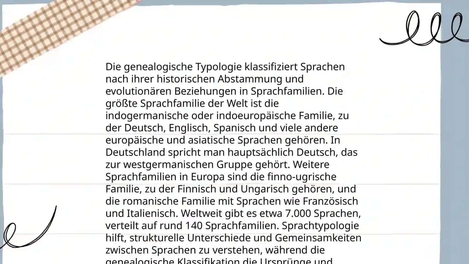 Genetische und geneologische Typologie 4