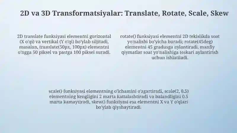 CSS Transformatsiyalari 4