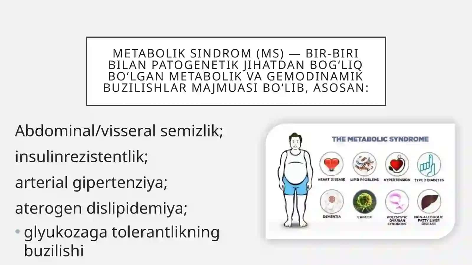 Semizlikda metabolik sindrom 4