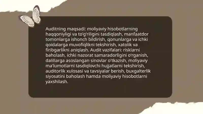 Auditning tushunchasi va mohiyati 4