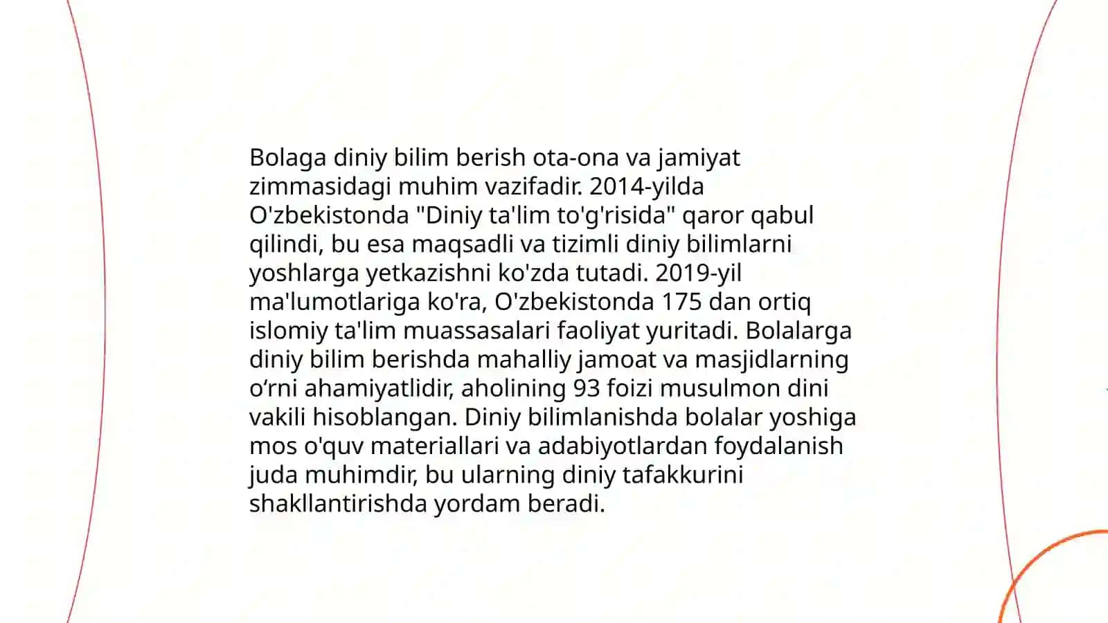 Islom dini va o'zbekona tarbiya 4