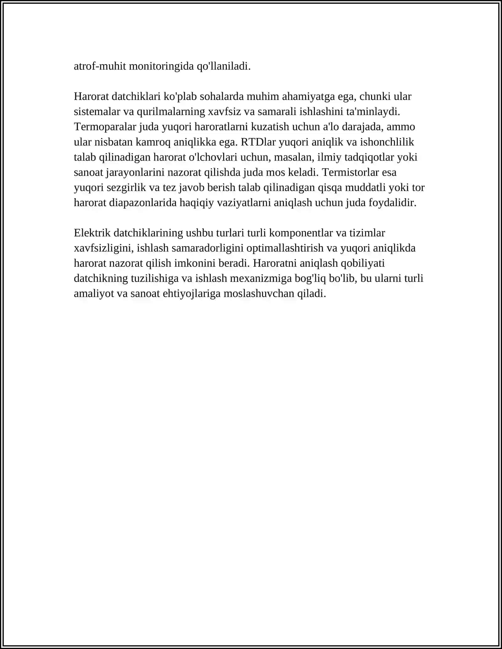 ELEKTRIK DATCHIKLAR TURLARI 4