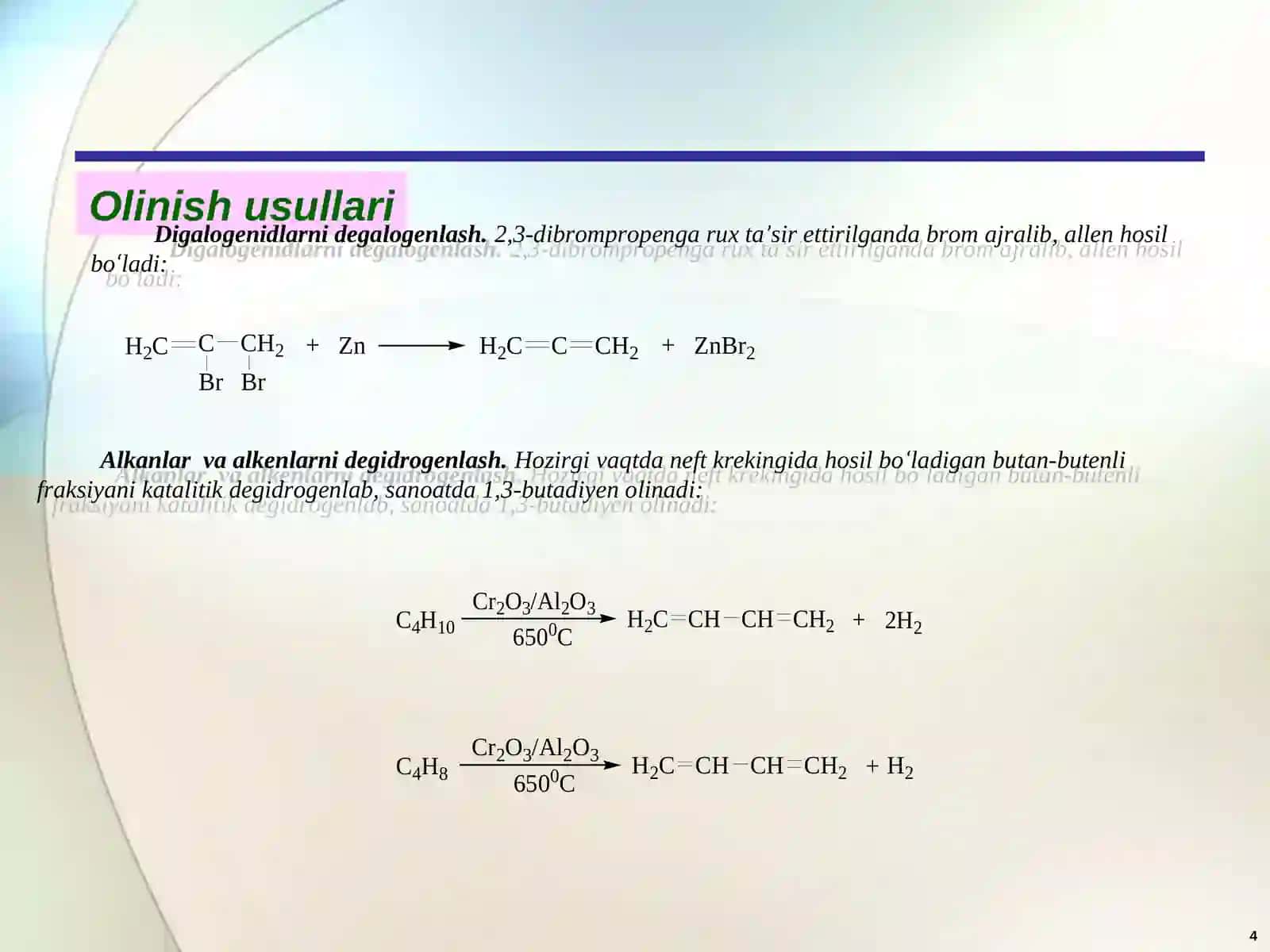 ALKADIYЕNLAR 4