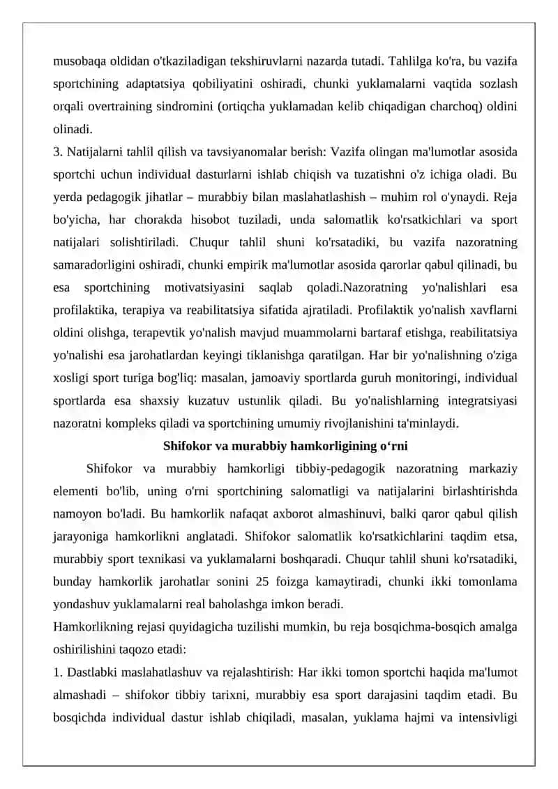 Sportchilarning tibbiy-pedagogik nazorati, sport anamnezi va jismoniy rivojlanishi 4