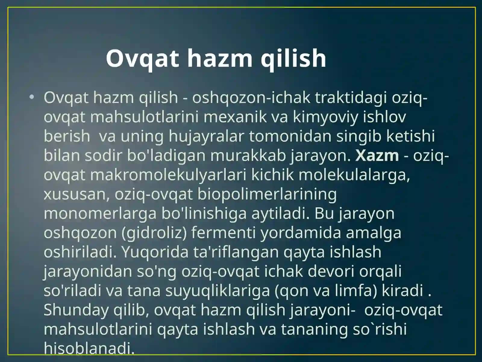 Hazm sistemasi 4
