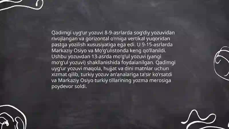 O'zbek tilining turkiy ildizlari va tarixi 4
