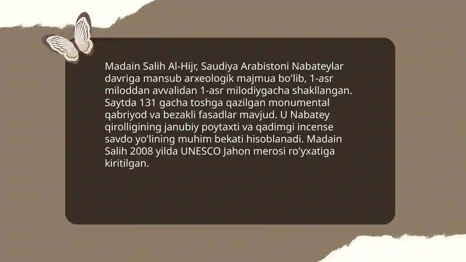 Arab dunyosidagi UNESCO Jahon meroslari 4