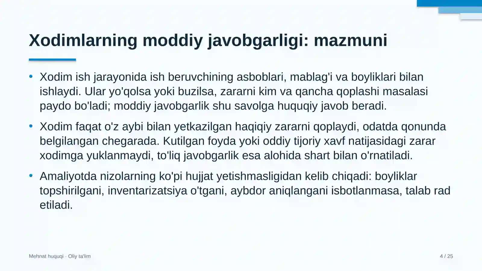 Temir yo'l transportida xodimlarning moddiy javobgarligi 4