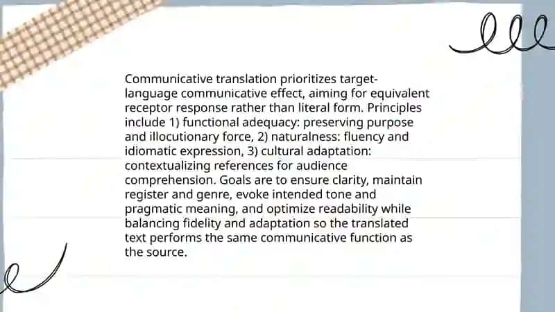 Communicative approach in translation 4