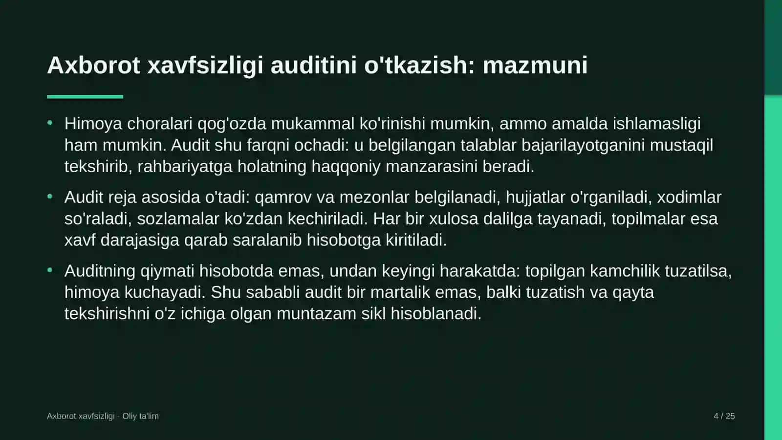 tashqi reklama sohasida axborot xavfsizligi auditini o'tkazish 3151 4