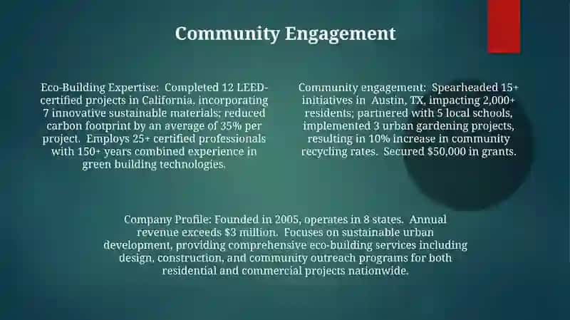 Eco Building: Company Profile 4