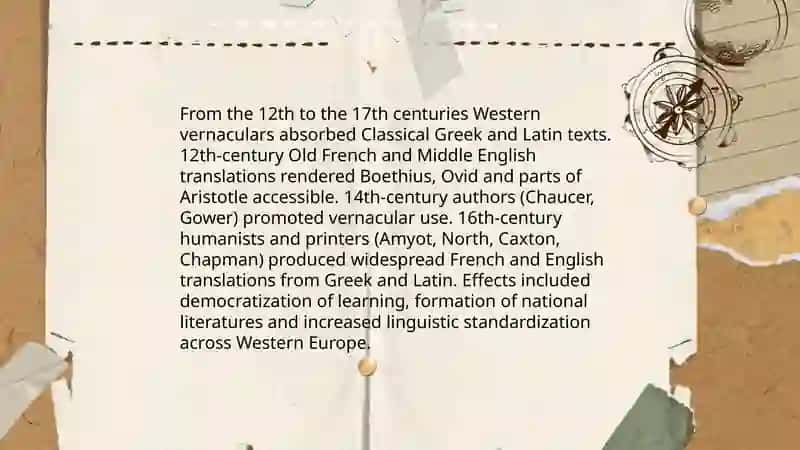 Translation in the West 4