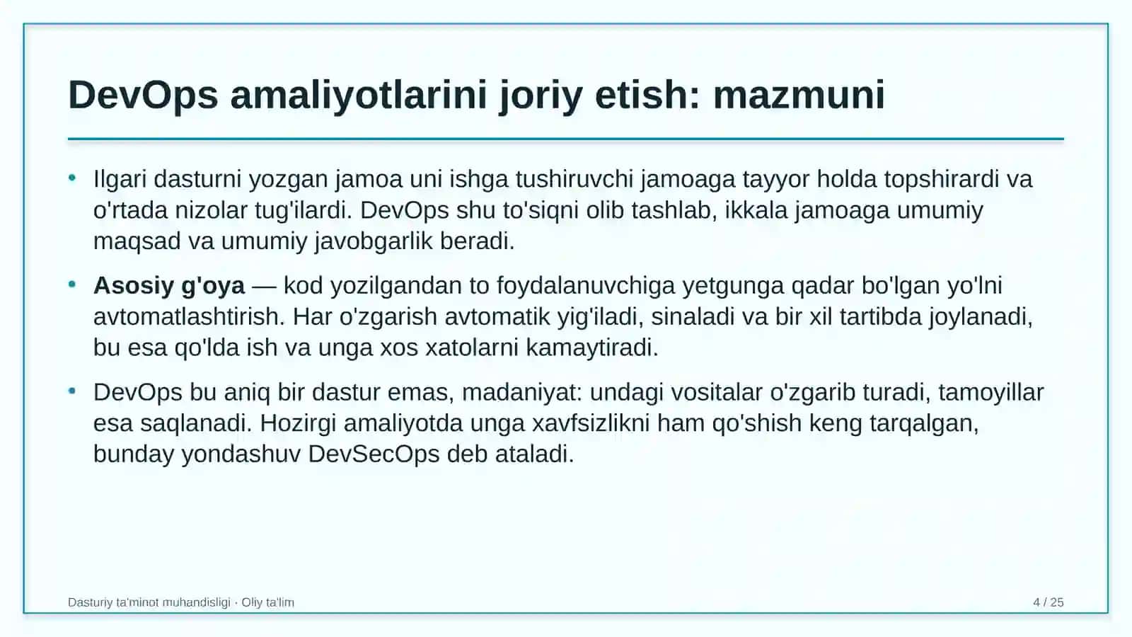 oliy majlis palatalarida devops amaliyotlarini joriy etish 1523 4