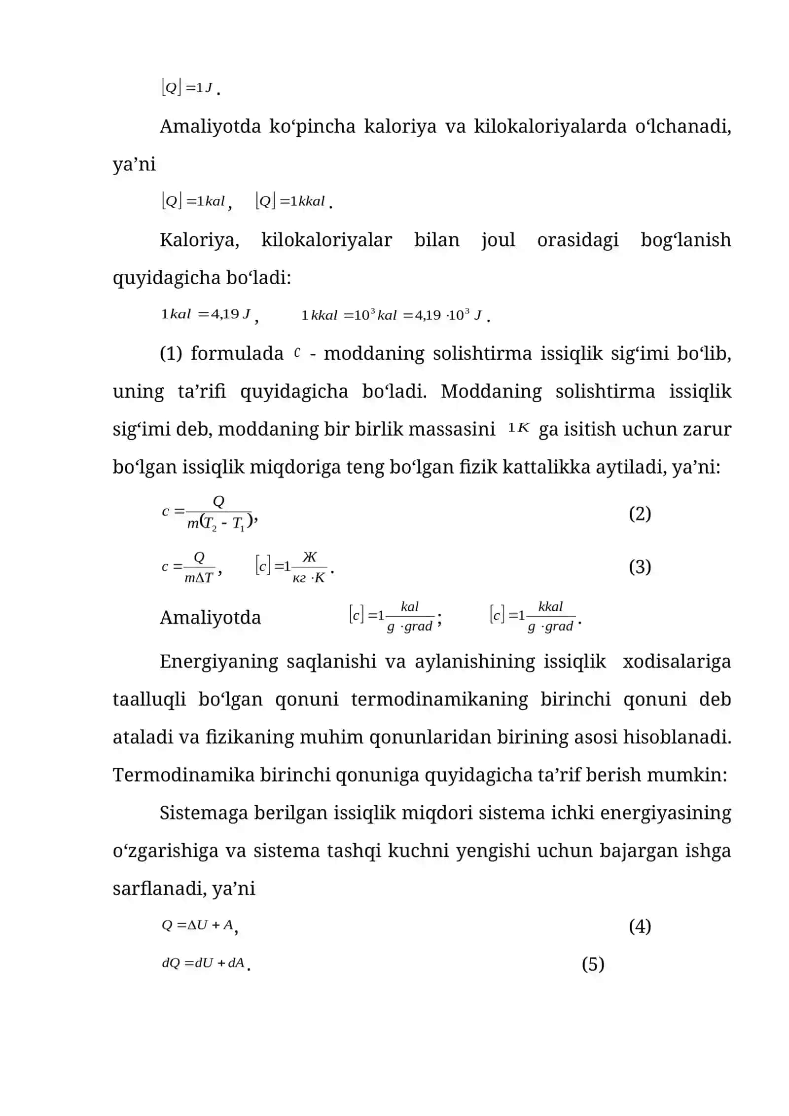 Termodinamika asoslari 4