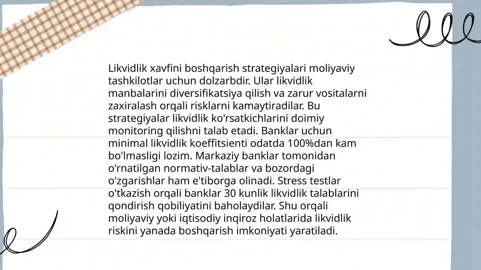 Kredit xavfini boshqarish usullari 4