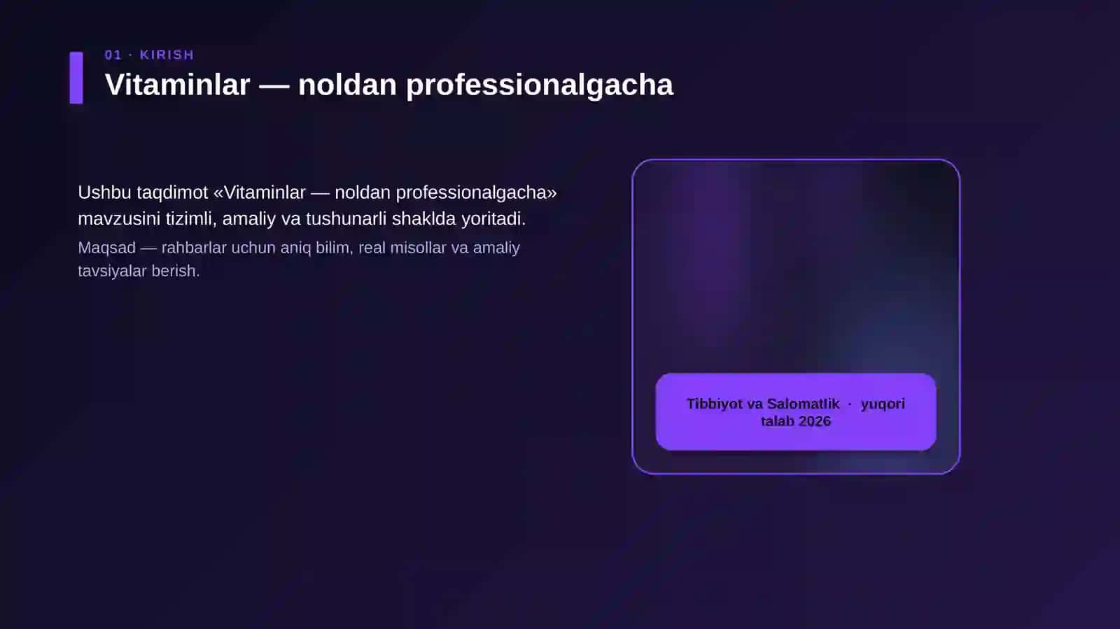 Vitaminlar — noldan professionalgacha 4