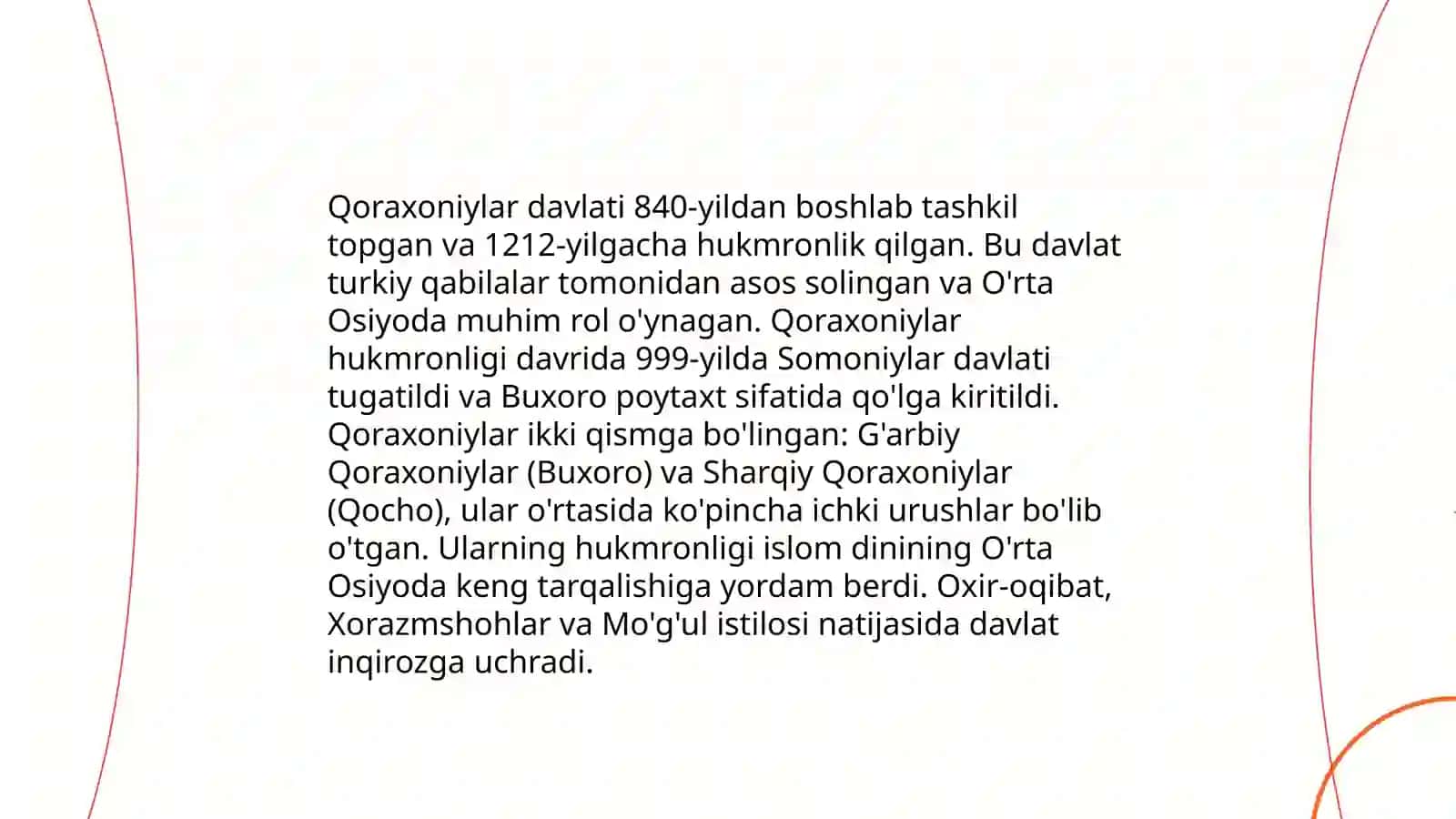 Qoraxoniylar davlati 4