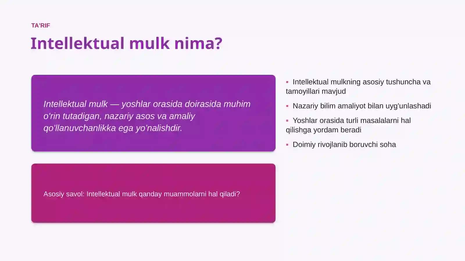 Intellektual mulk 4