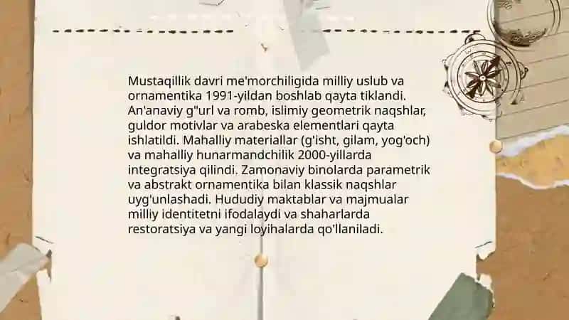 Mustaqillik davri me'morchiligi 4