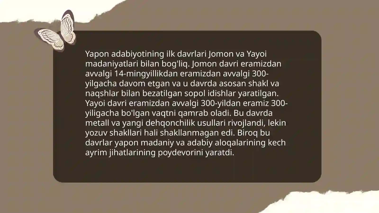 Yapon adabiyoti tarixi 4