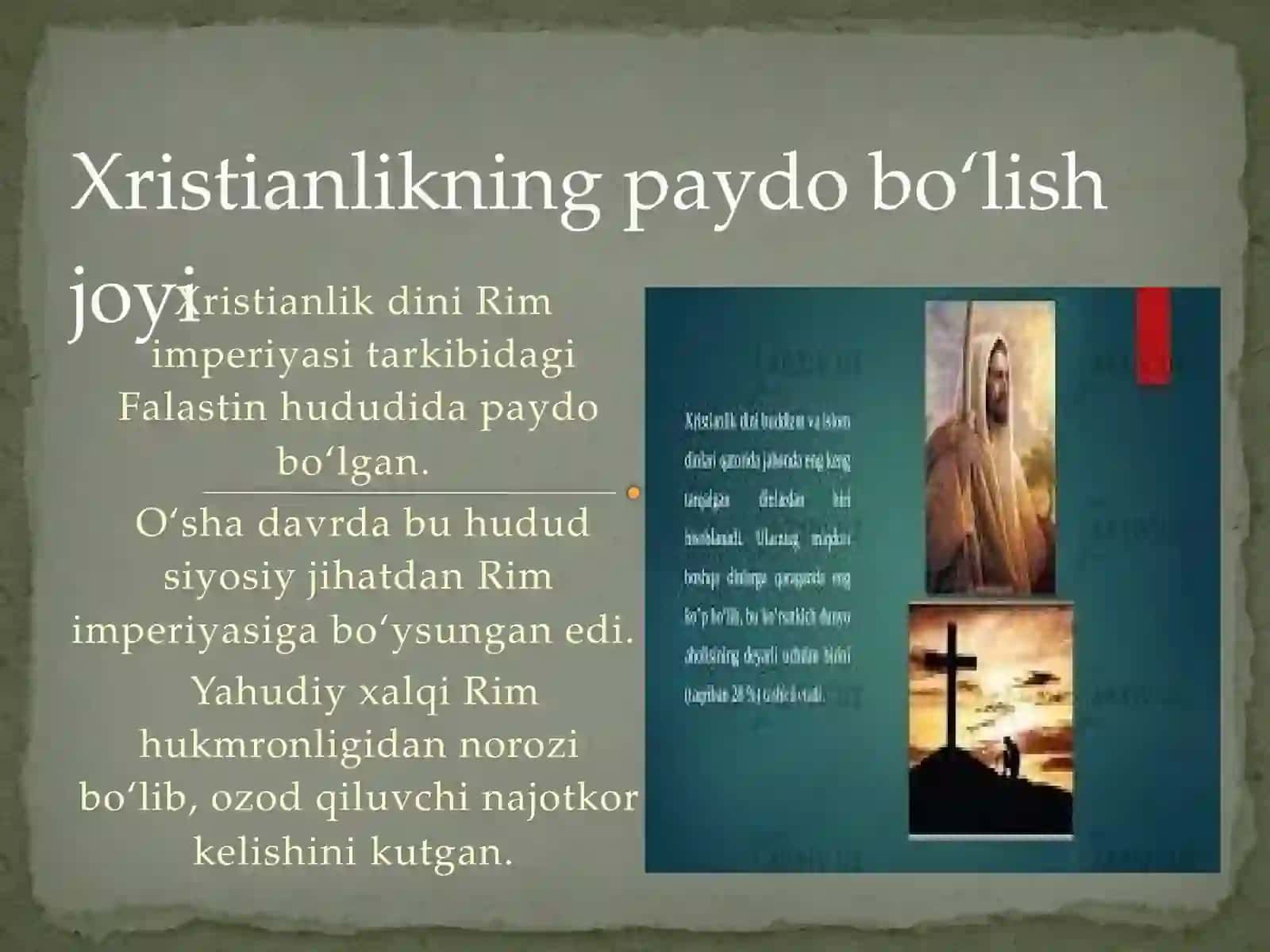 Xristianlikning paydo bo‘lish tarixi 4