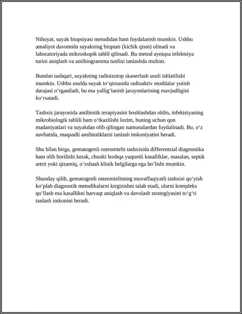 Gematogenli Osteomielit 4