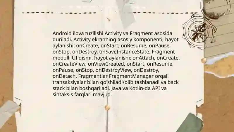 Java va Kotlin dasturlash tillarida ilovalar ishlab chiqish 4