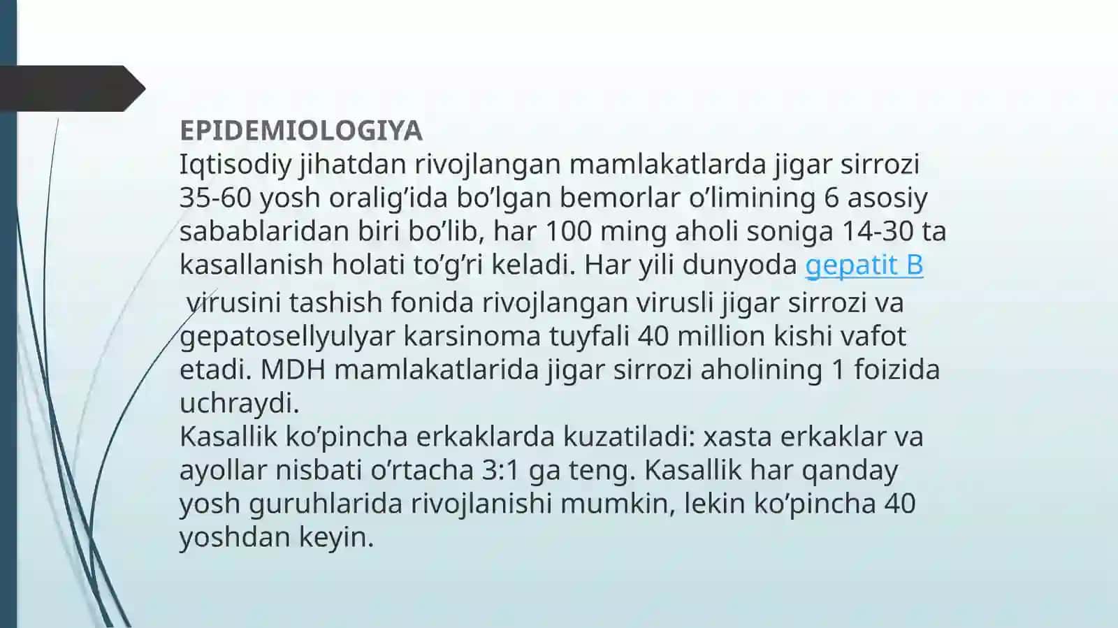 Jigarsirrozi haqida 4