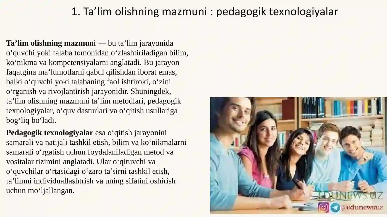 AKADEMIK KO'NIKMALAR VA KASBIY KOMPETENTLIK FANI 4