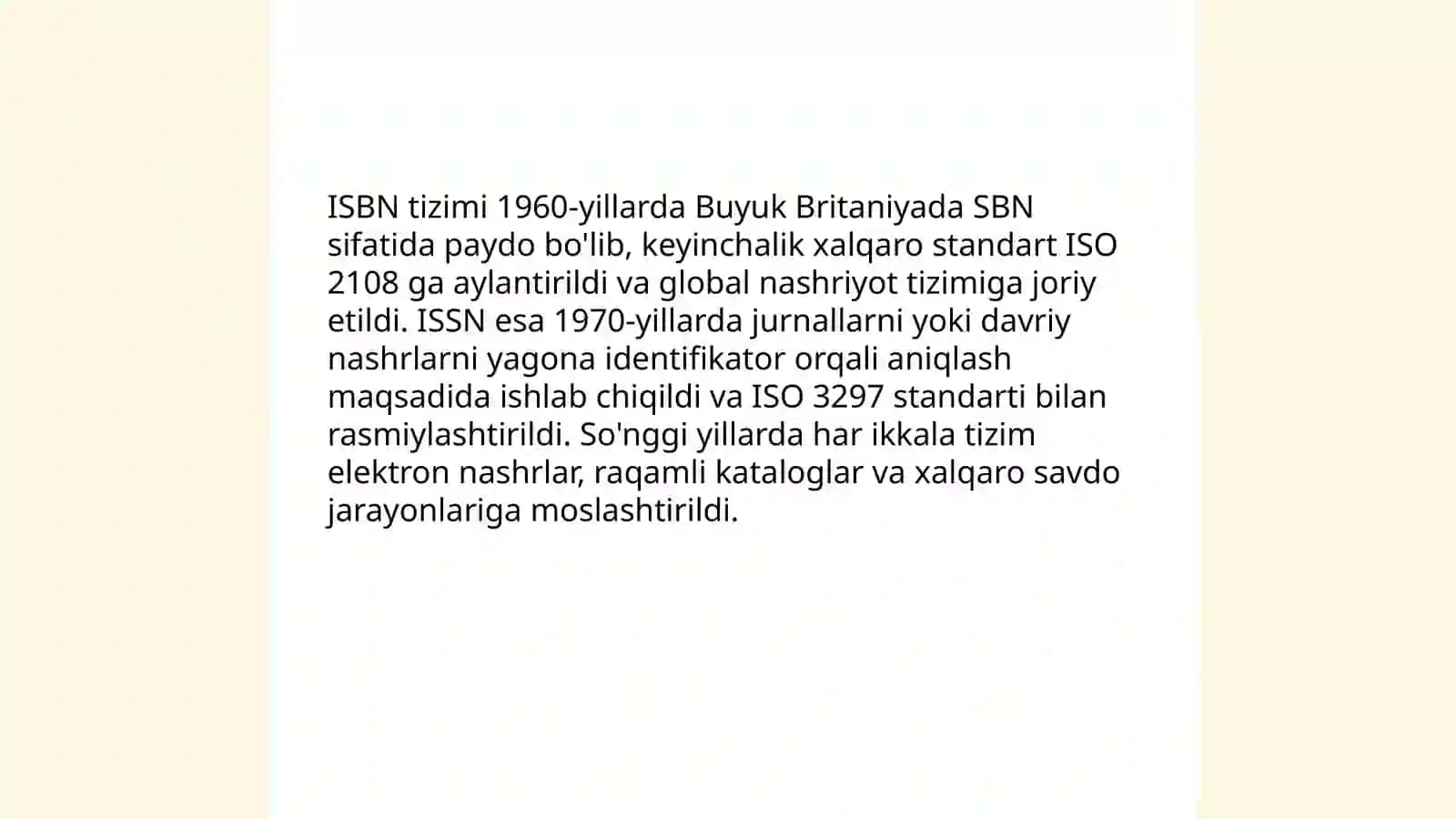 ISBN va ISSN tizimi 4